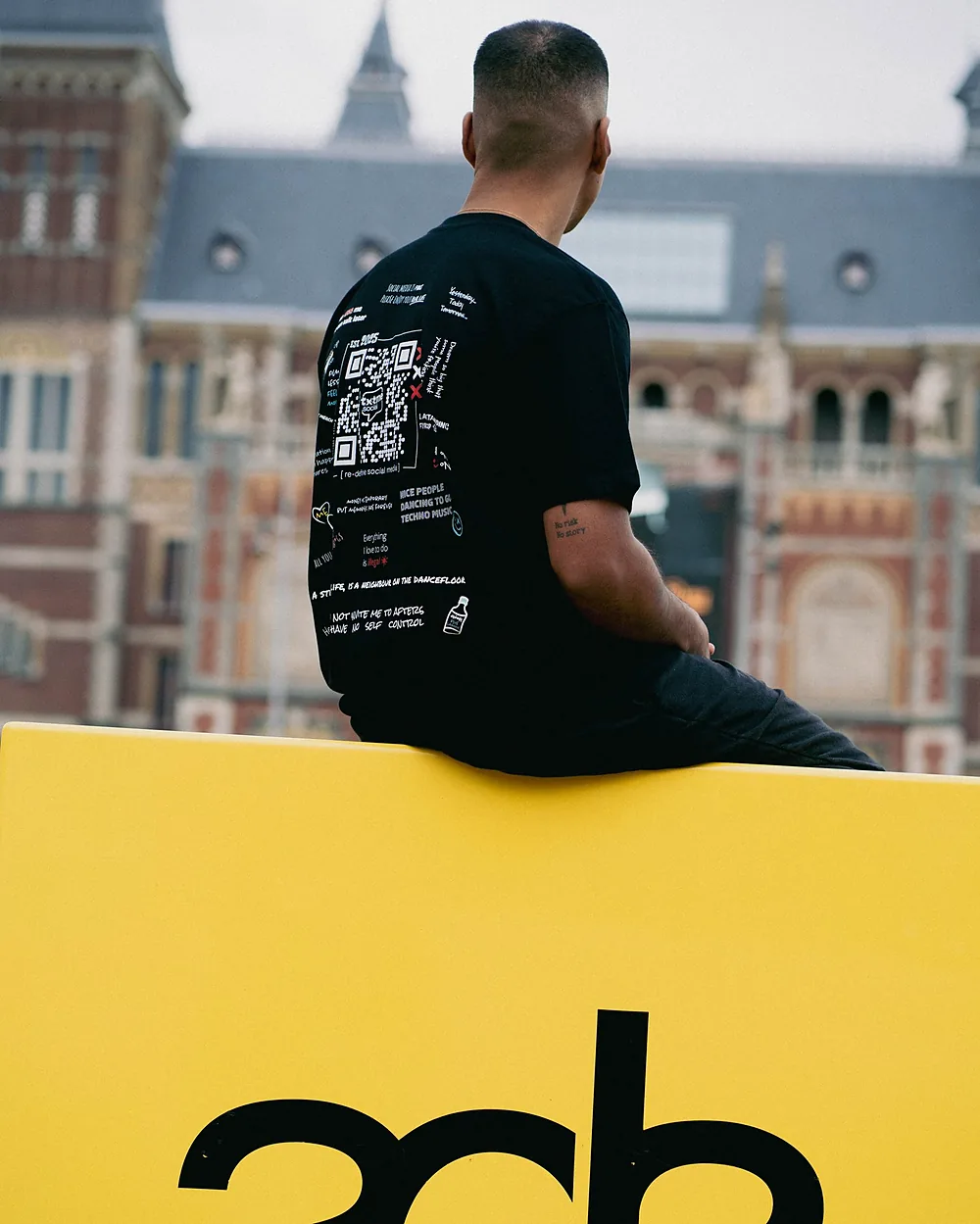 Sitting on the ADE cube, the code on the back